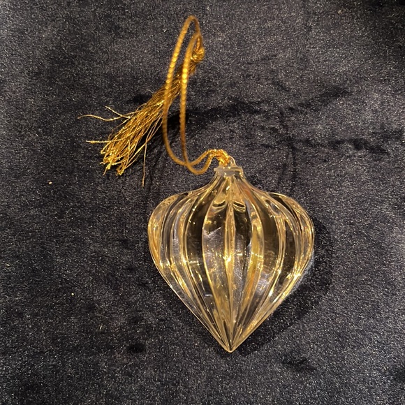 Lenox crystal puffed heart ornament original box ORN HOL GEM HEART Discontinued - Picture 3 of 13